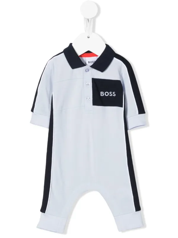 Hugo boss baby boy romper discount