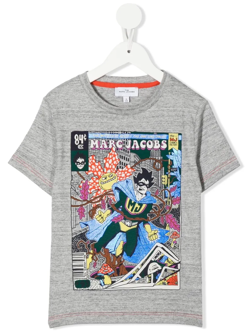 

Marc Jacobs Kids playera con estampado gráfico - Gris