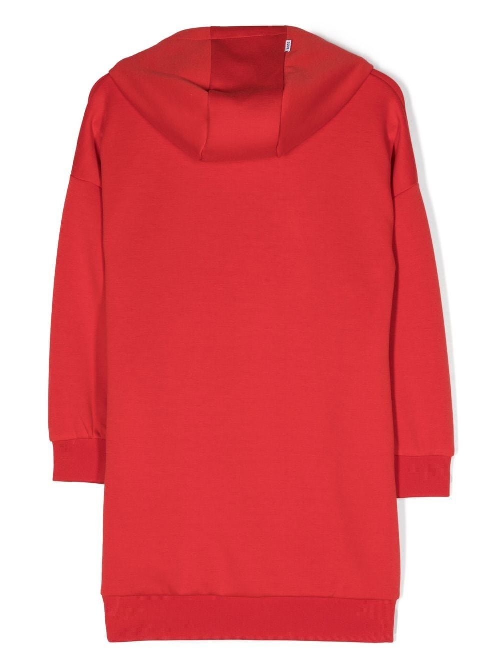 BOSS Kidswear Jurk met logoprint - Rood