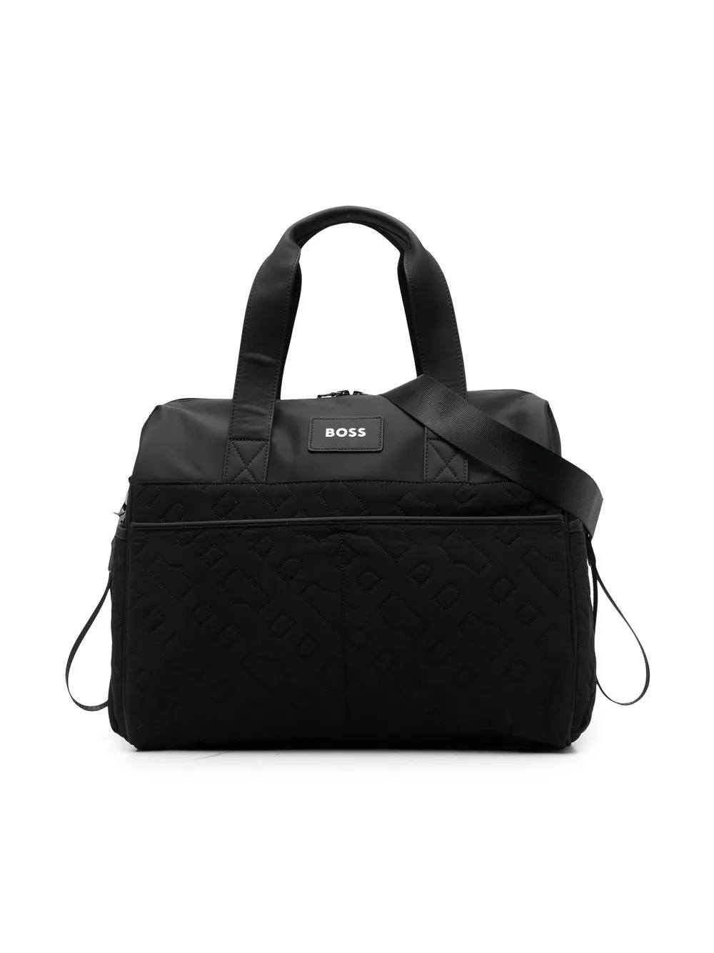 

BOSS Kidswear logo-quilted baby changing bag - Black