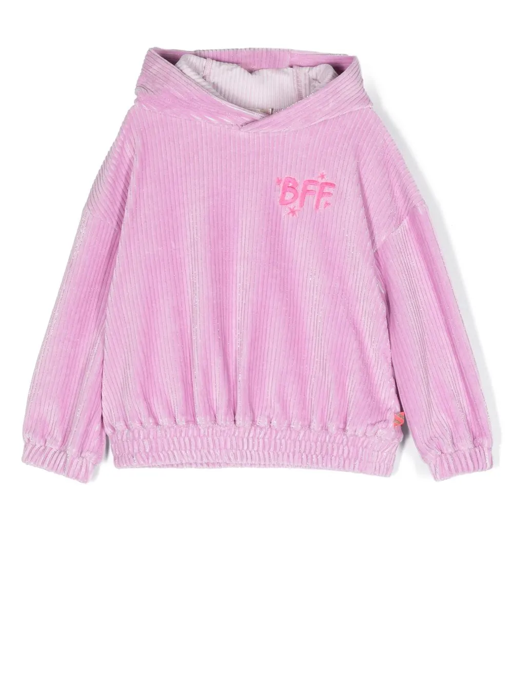 

Billieblush hoodie de terciopelo tejido de canalé - Morado