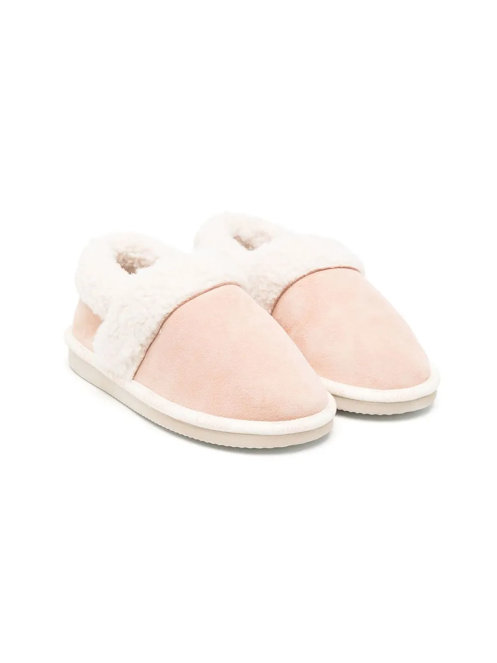 

Chloé Kids slippers texturizados - Rosado