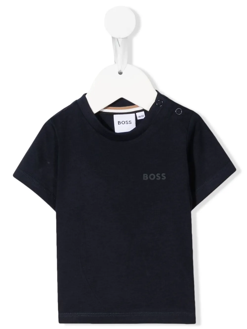 

BOSS Kidswear playera manga corta con logo estampado - Azul