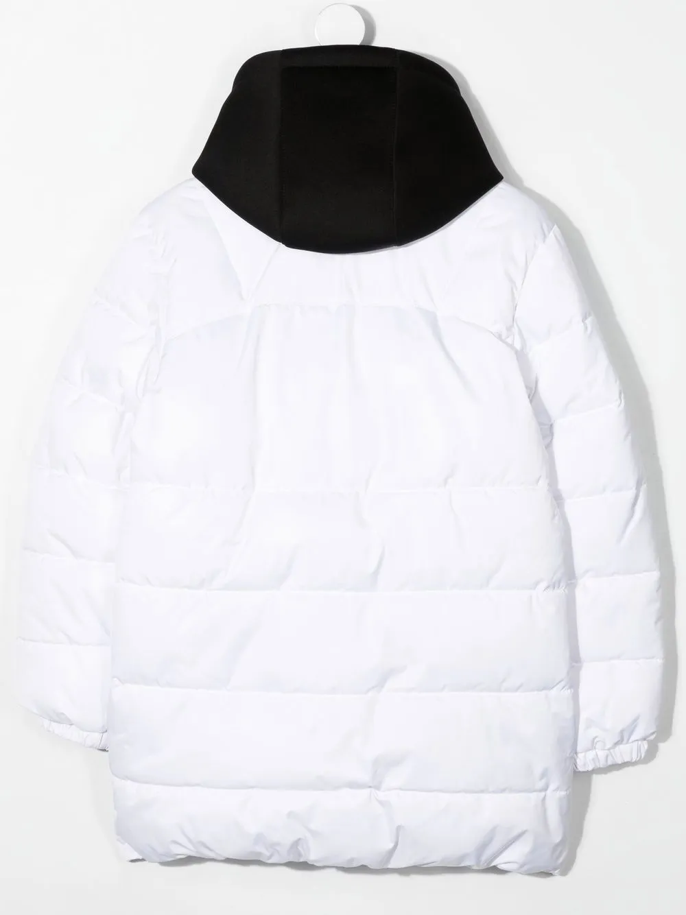 BOSS Kidswear Donsjack met logopatch - Wit