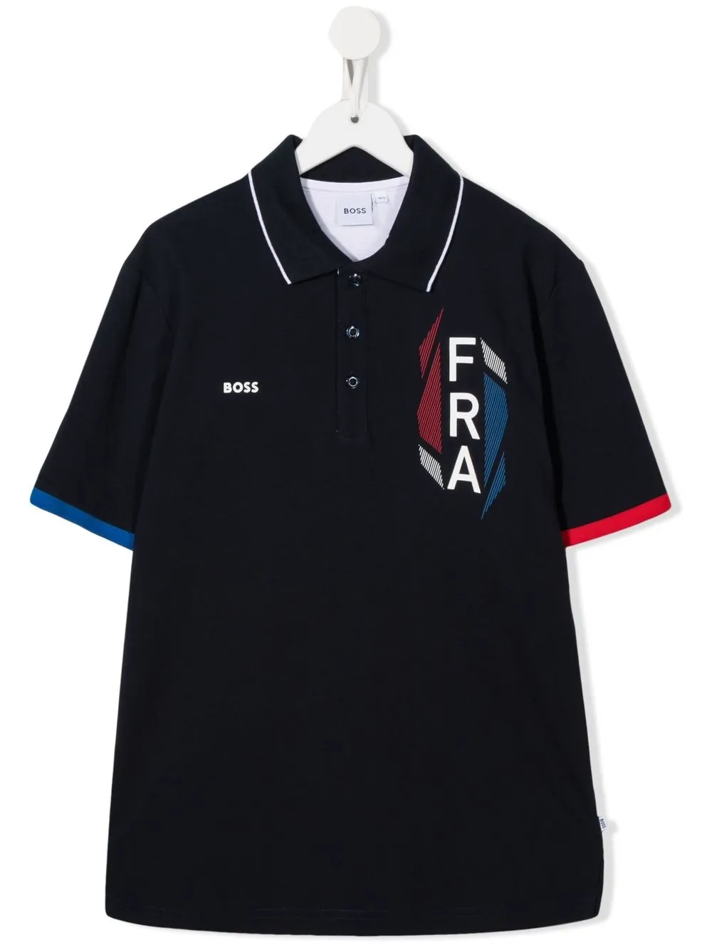 

BOSS Kidswear playera tipo polo France - Azul