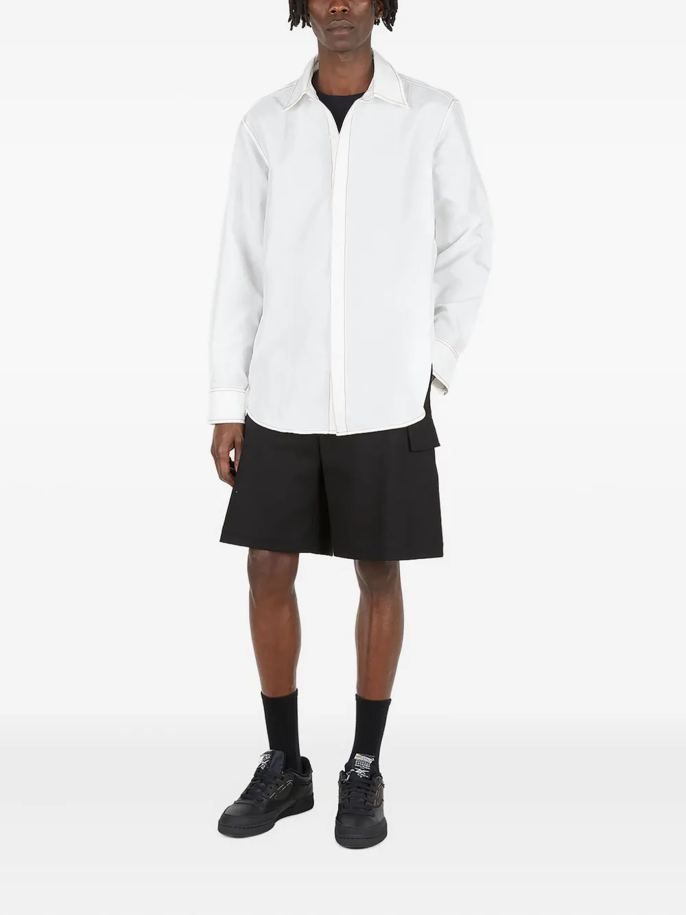 KANGHYUK contrast-stitch shirt | Image 2