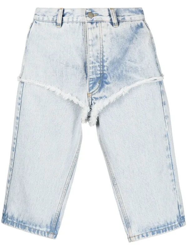 Almaz layered-waist knee-length Shorts 
