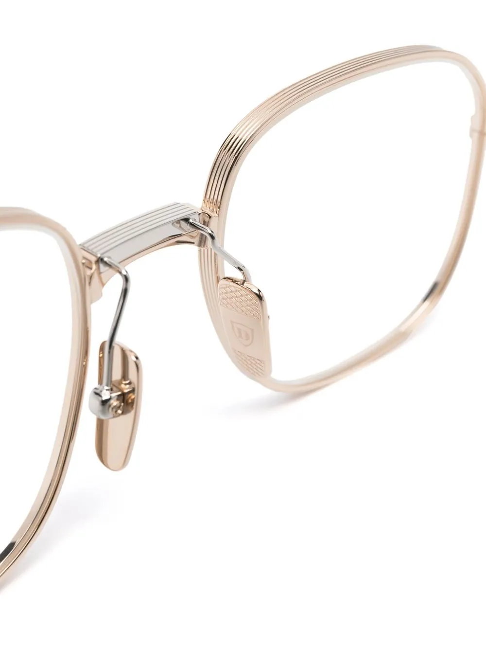  Dita Eyewear Square-frame Glasses - Gold 