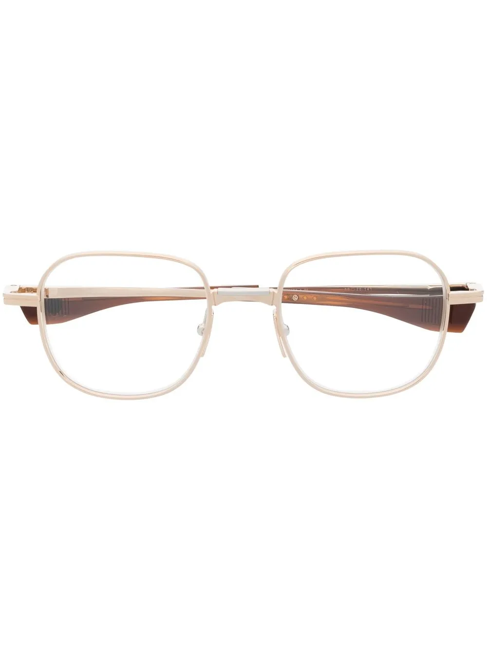 

Dita Eyewear lentes con armazón cuadrada - Dorado