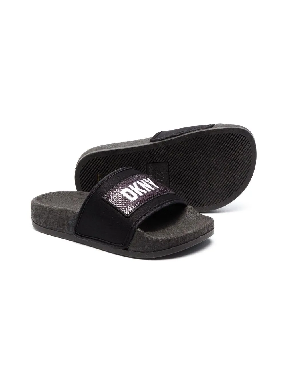 Dkny Kids sequin logo detail slides | Image 2