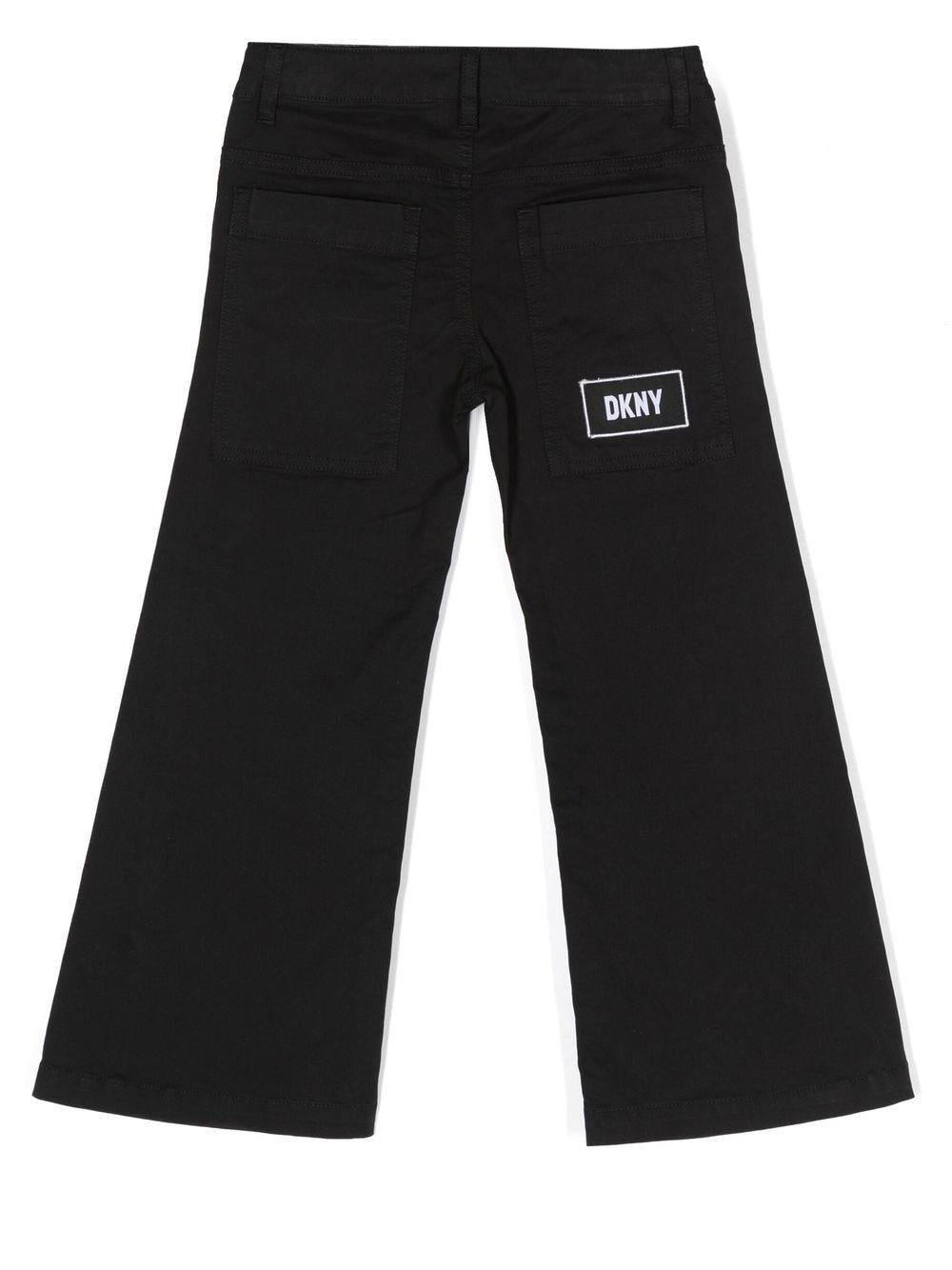 Dkny Kids Broek met wijde pijpen - Zwart