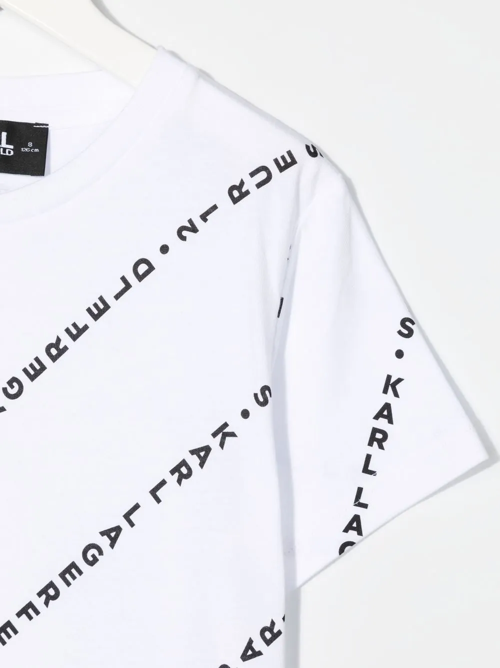 KARL LAGERFELD LOGO-PRINT SHORT-SLEEVE T-SHIRT