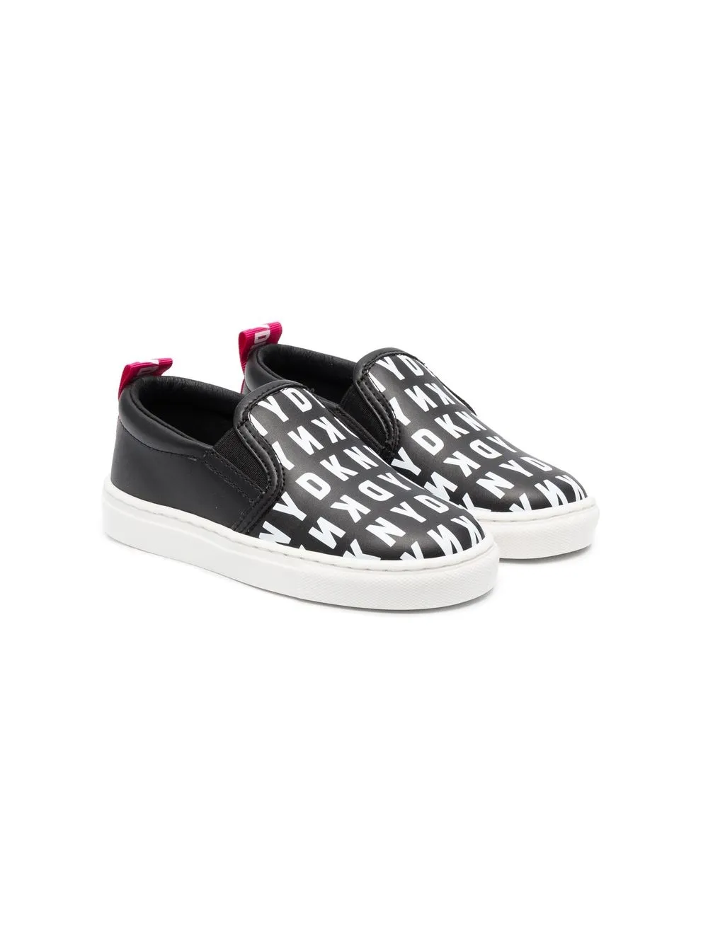 

Dkny Kids tenis con logo estampado - Negro