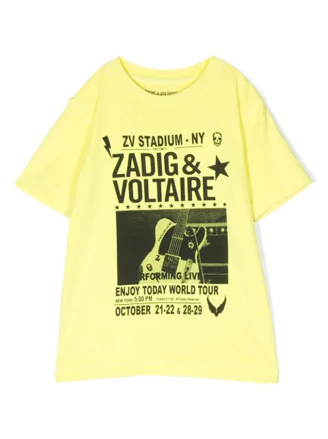 Zadig & Voltaire Kids Camiseta com estampa de logo