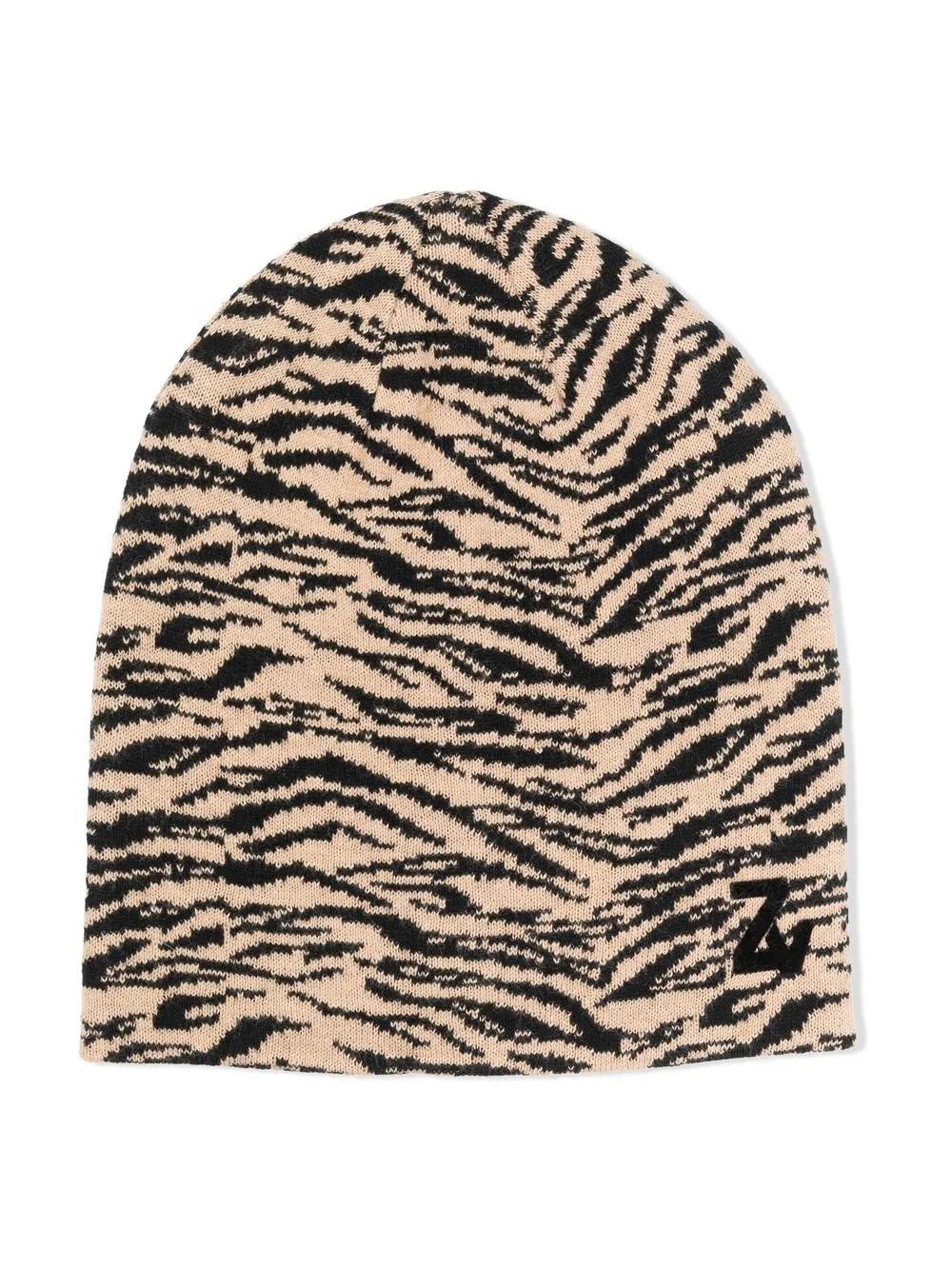 

Zadig & Voltaire Kids animal-print beanie - Neutrals