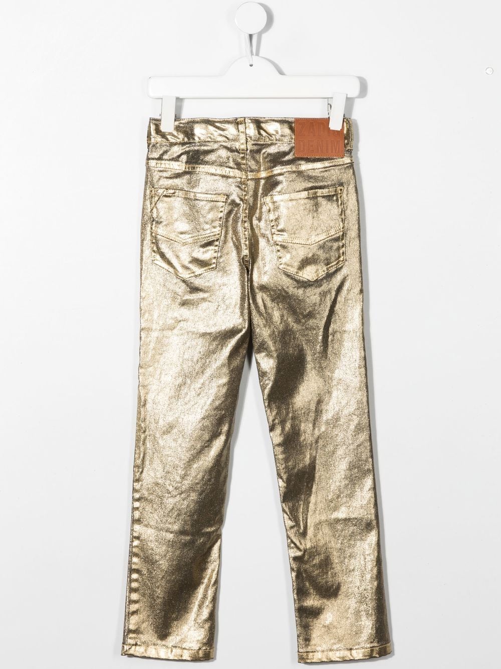 Zadig & Voltaire Kids Straight broek - Goud