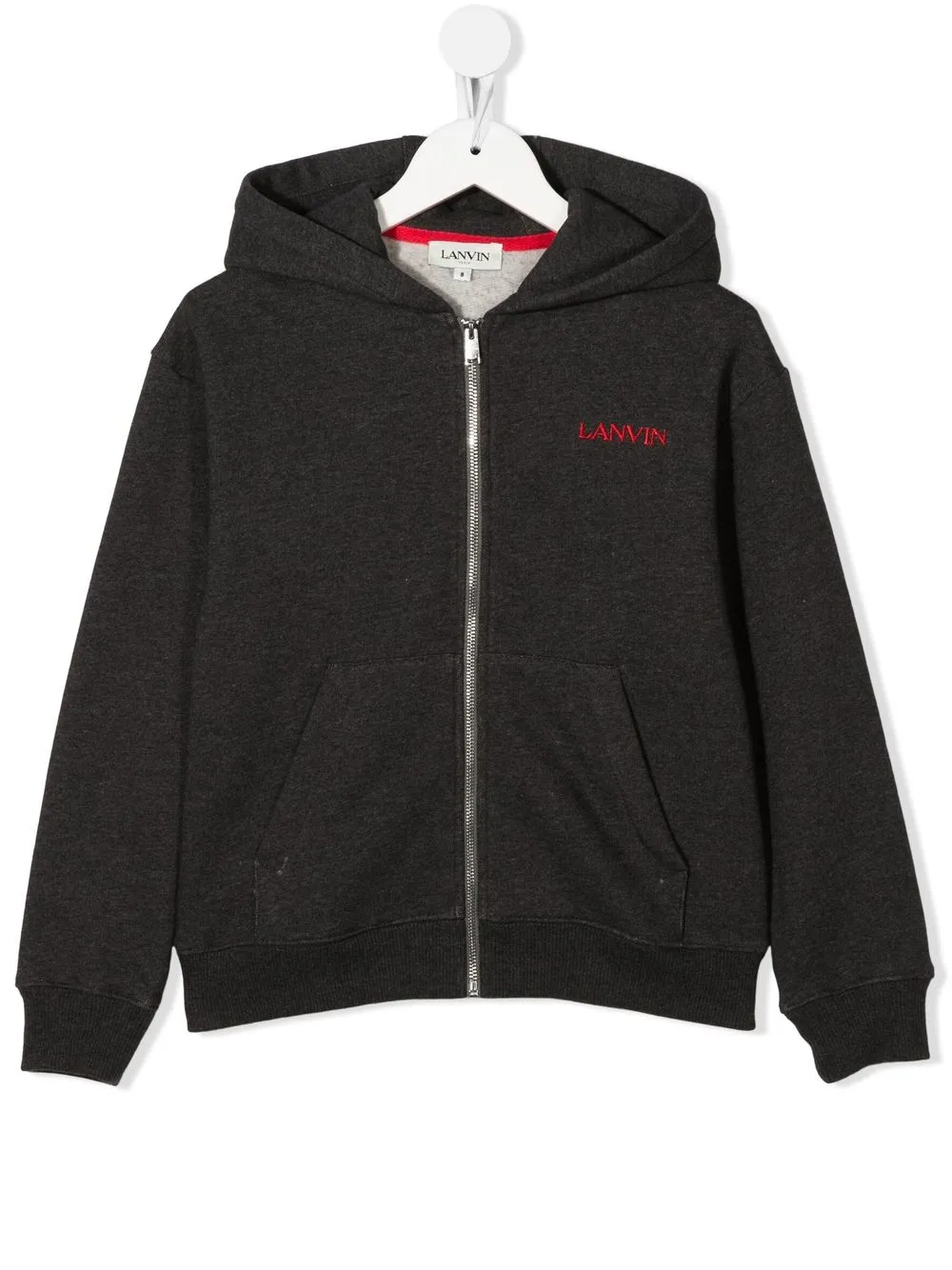 

Lanvin Enfant chest logo-print bomber jacket - Grey
