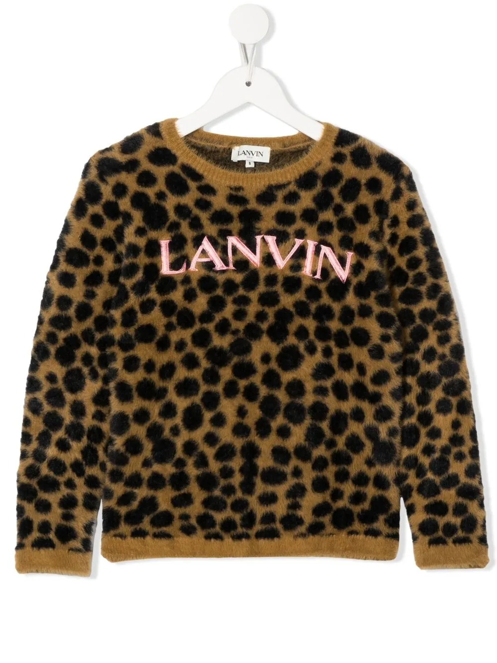 

Lanvin Enfant suéter con logo bordado - Neutro