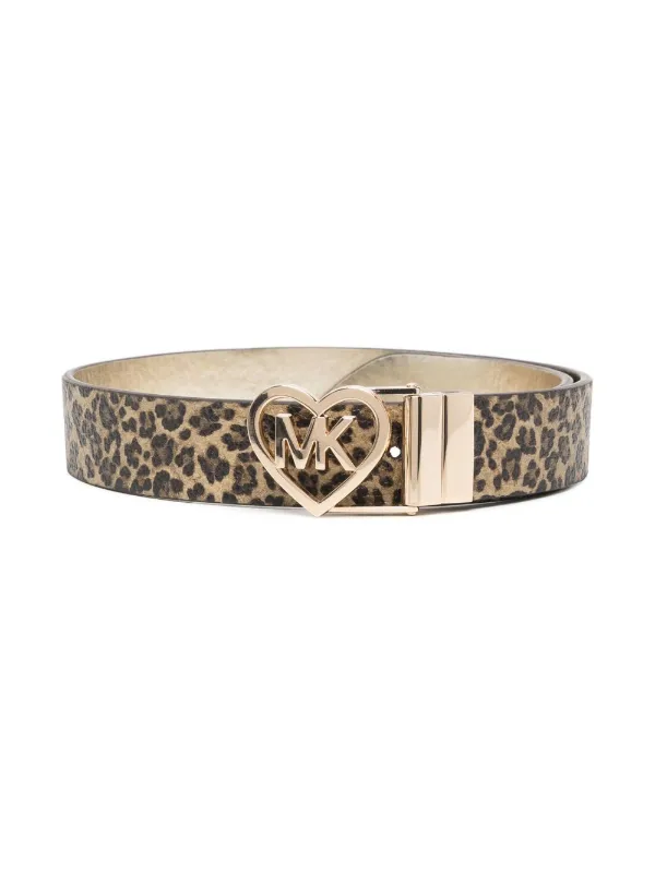 michael kors leopard belt