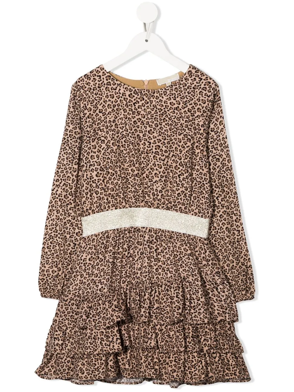 

Michael Kors Kids long-sleeve leopard-print dress - Neutrals