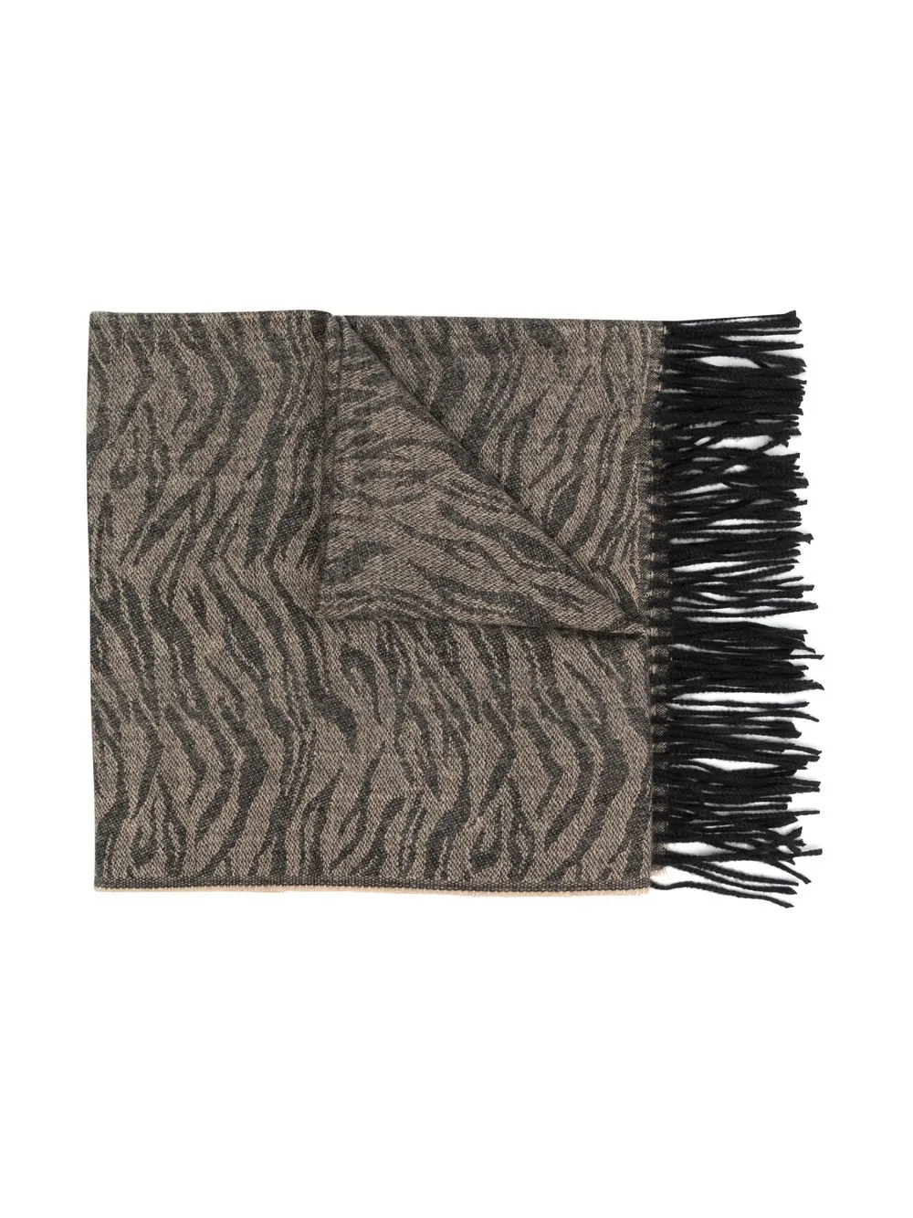 

Zadig & Voltaire Kids mascada de seda con animal print - Neutro