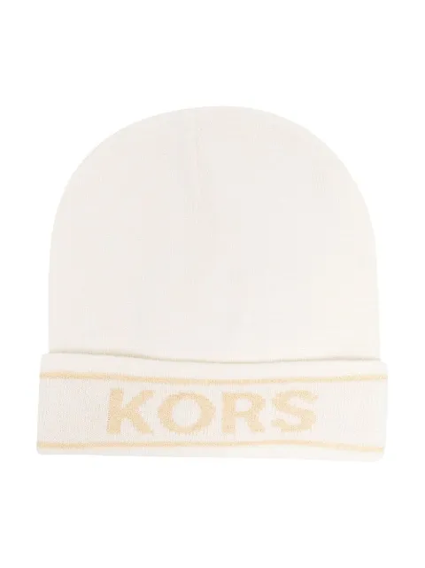 Michael Kors Kids gorro de tejido fino con logo