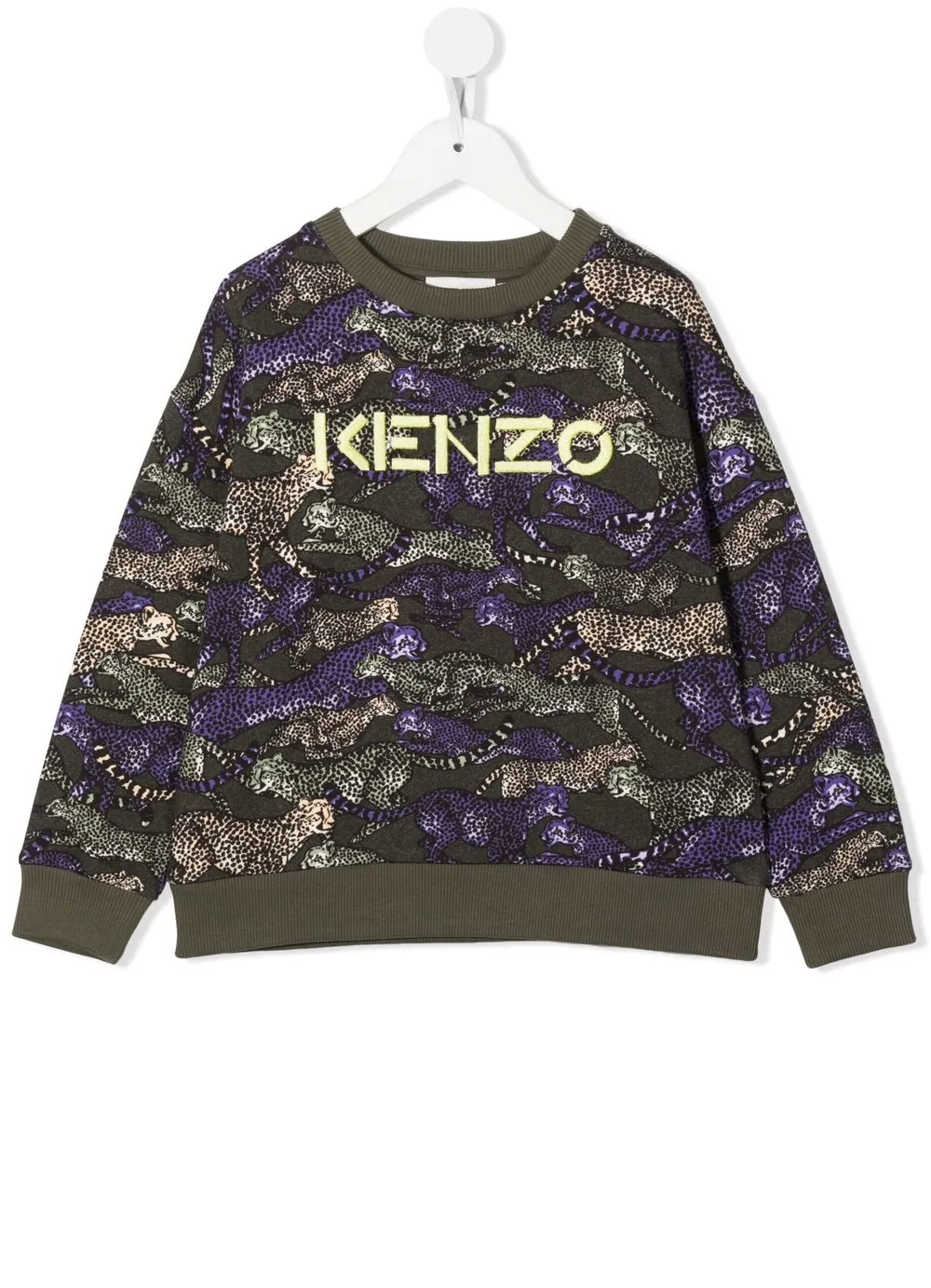 

Kenzo Kids sudadera con animal print - Verde