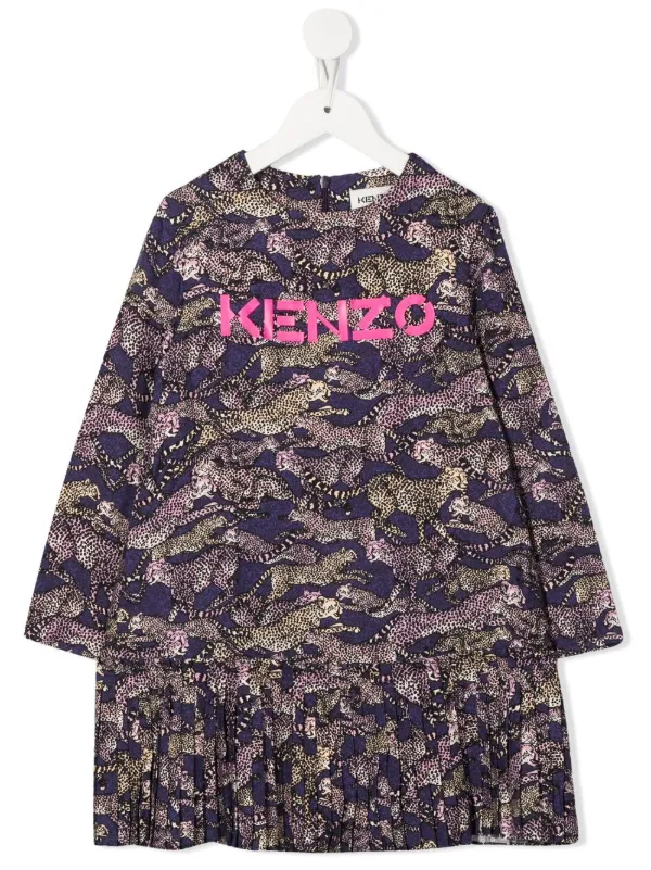 Kenzo pleated outlet dress