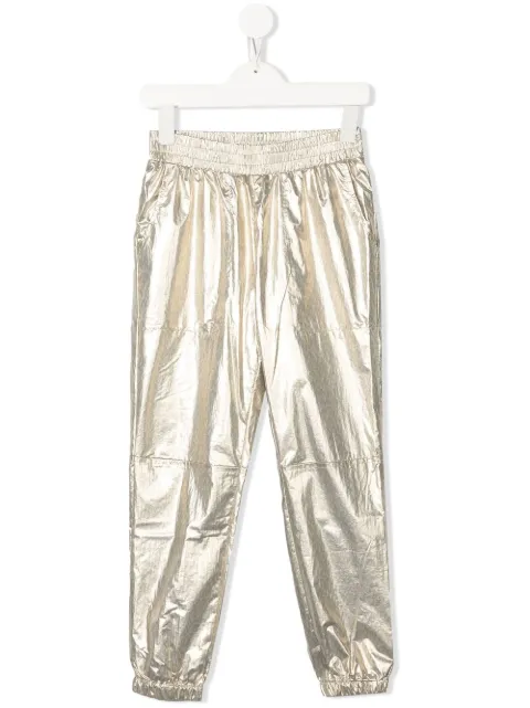 Michael Kors Kids metallic-sheen track pants