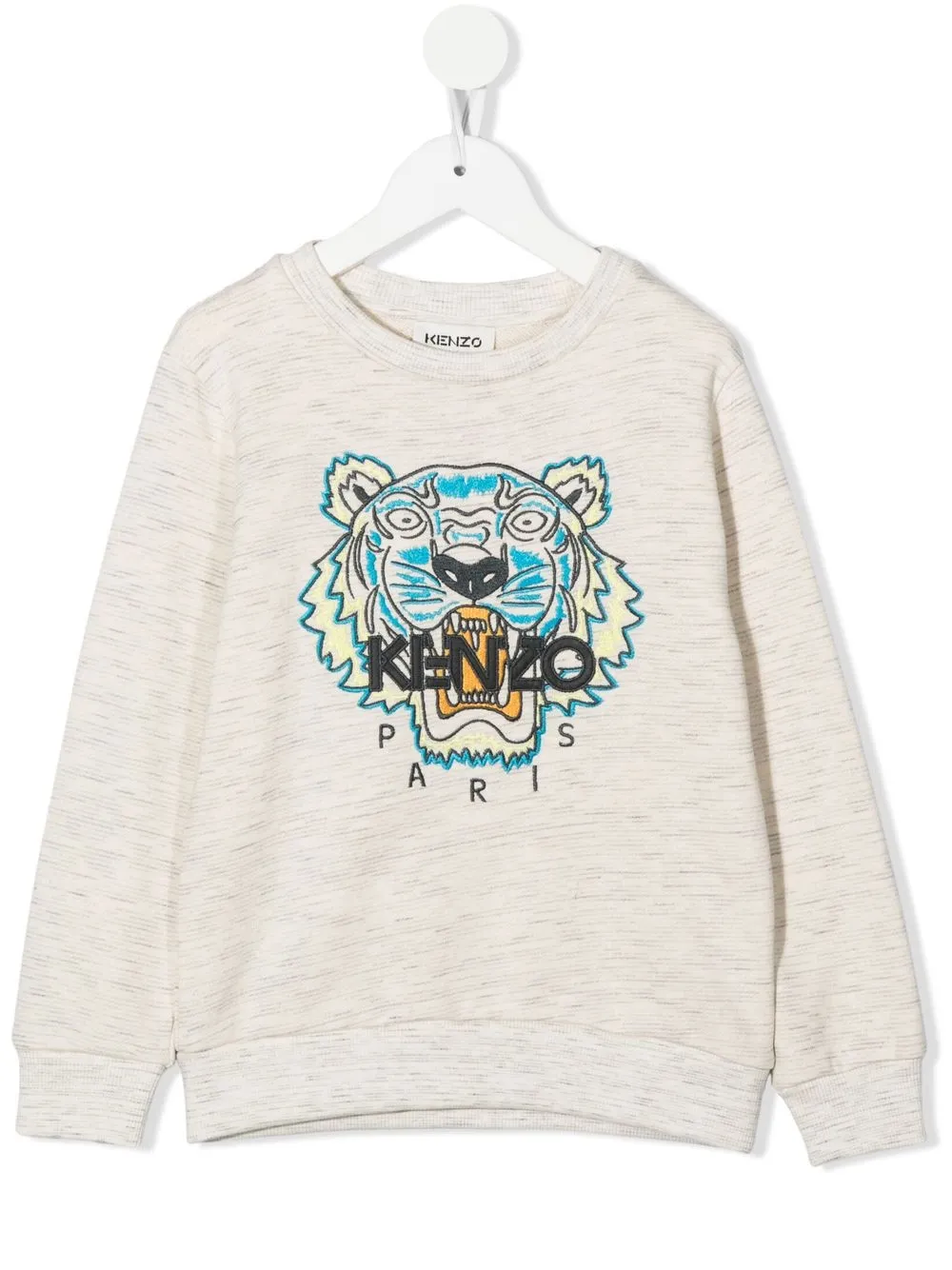 

Kenzo Kids sudadera con logo bordado - Blanco