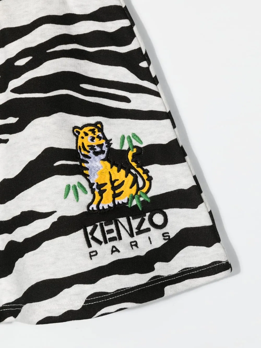  Kenzo Kids Rock Mit Zebra Print   Grau 