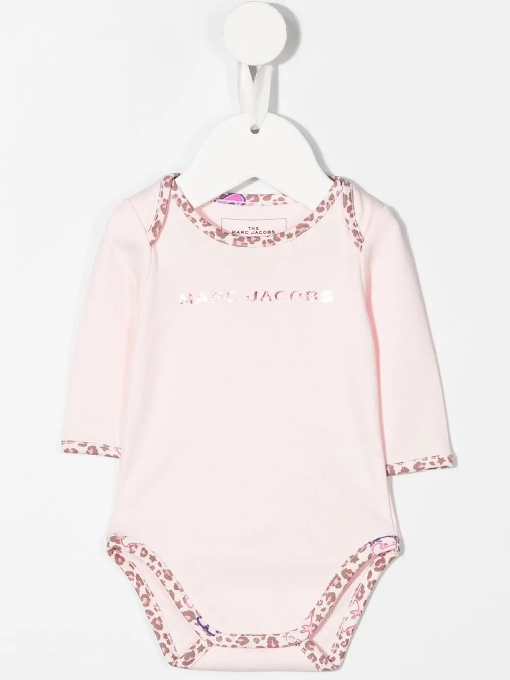 

Marc Jacobs Kids set de body y gorro con logo estampado - Rosado