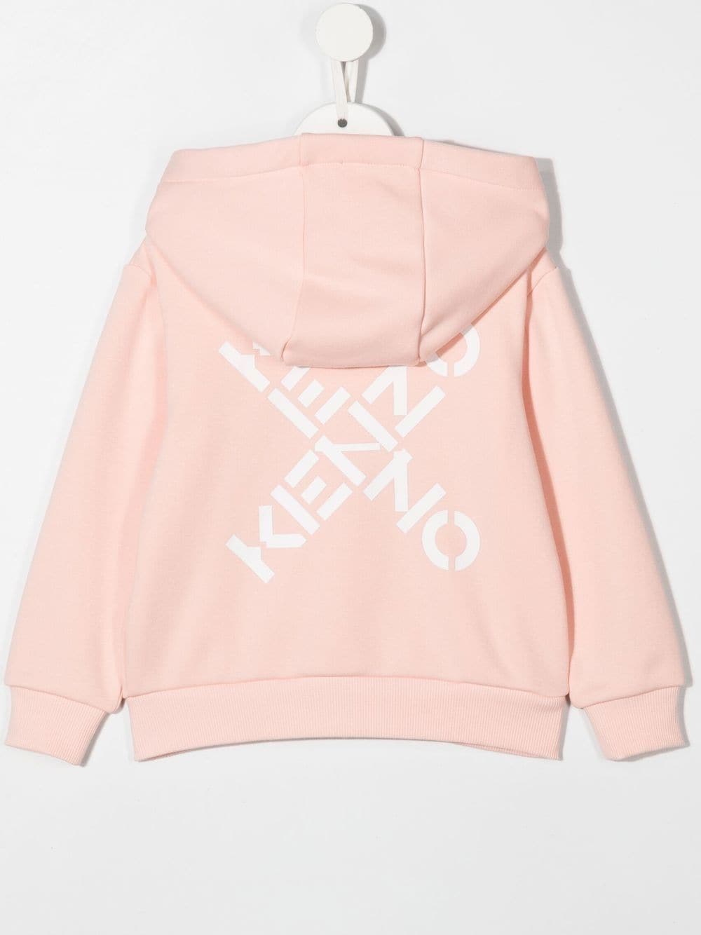 Kenzo Kids Hoodie met logoprint - Roze