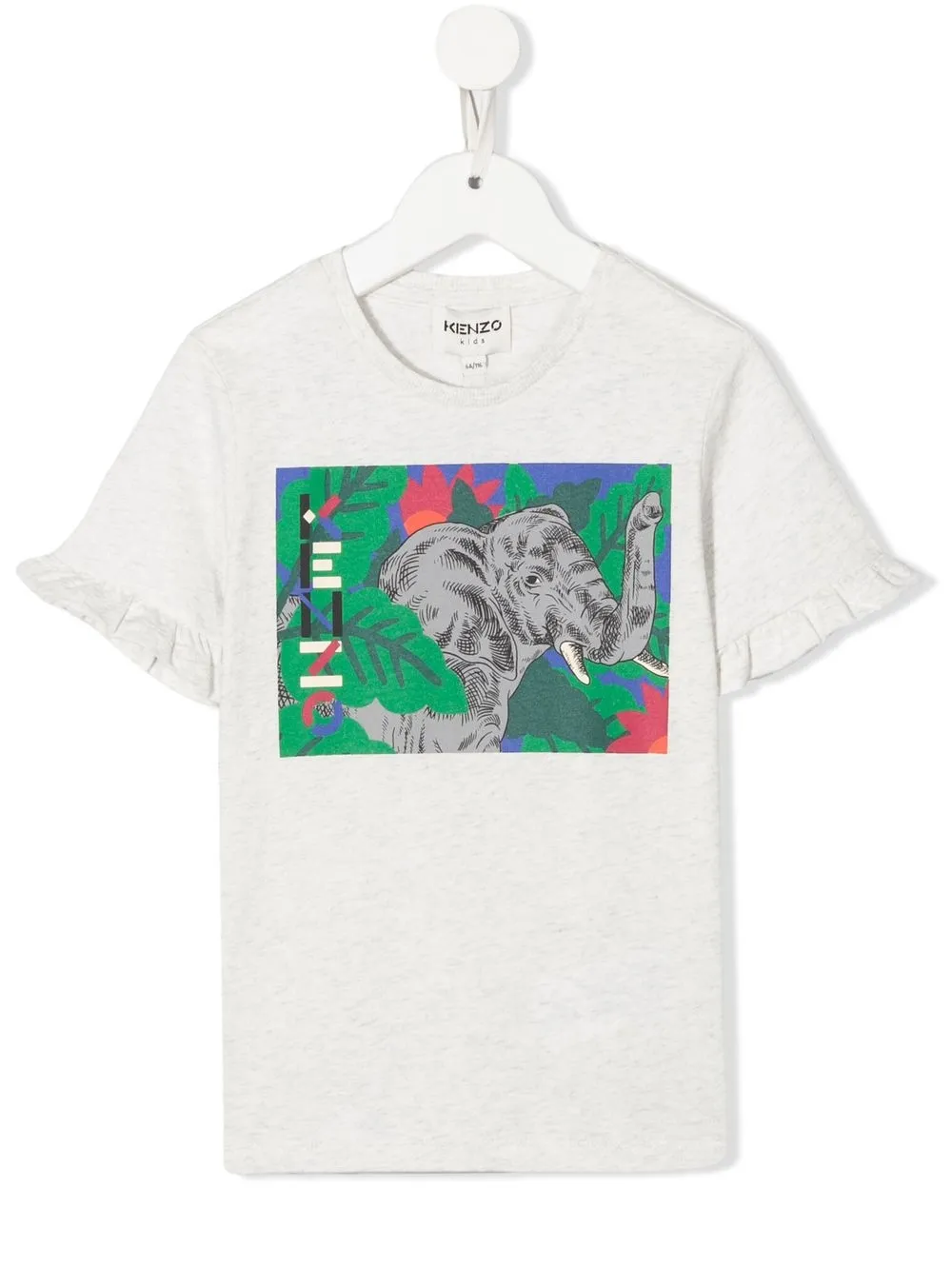 

Kenzo Kids sudadera con motivo Elefante - Gris