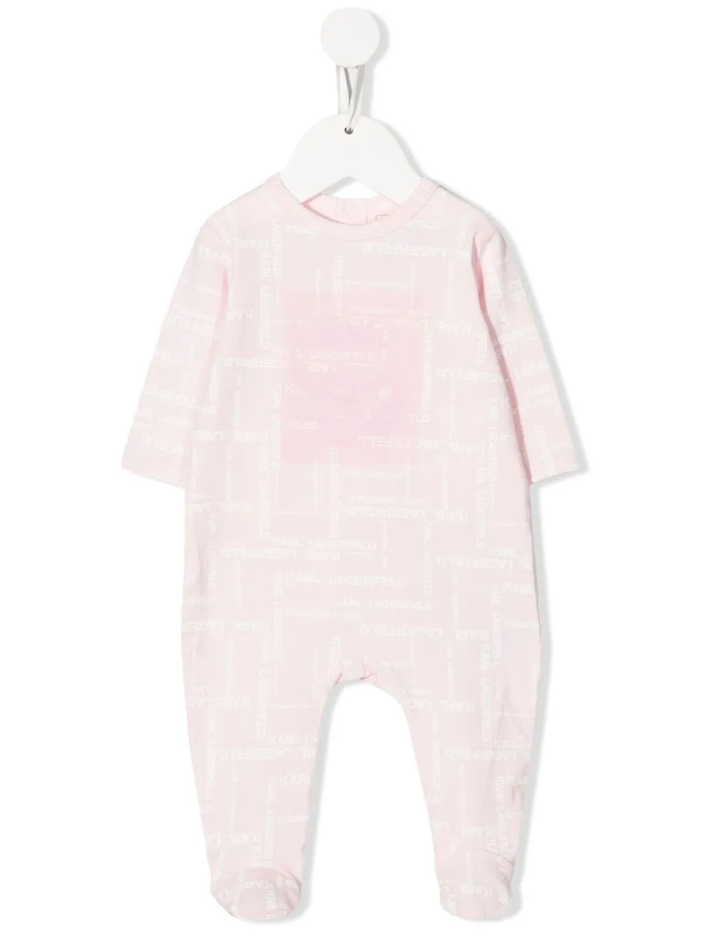 

Karl Lagerfeld Kids body con logo estampado - Rosado