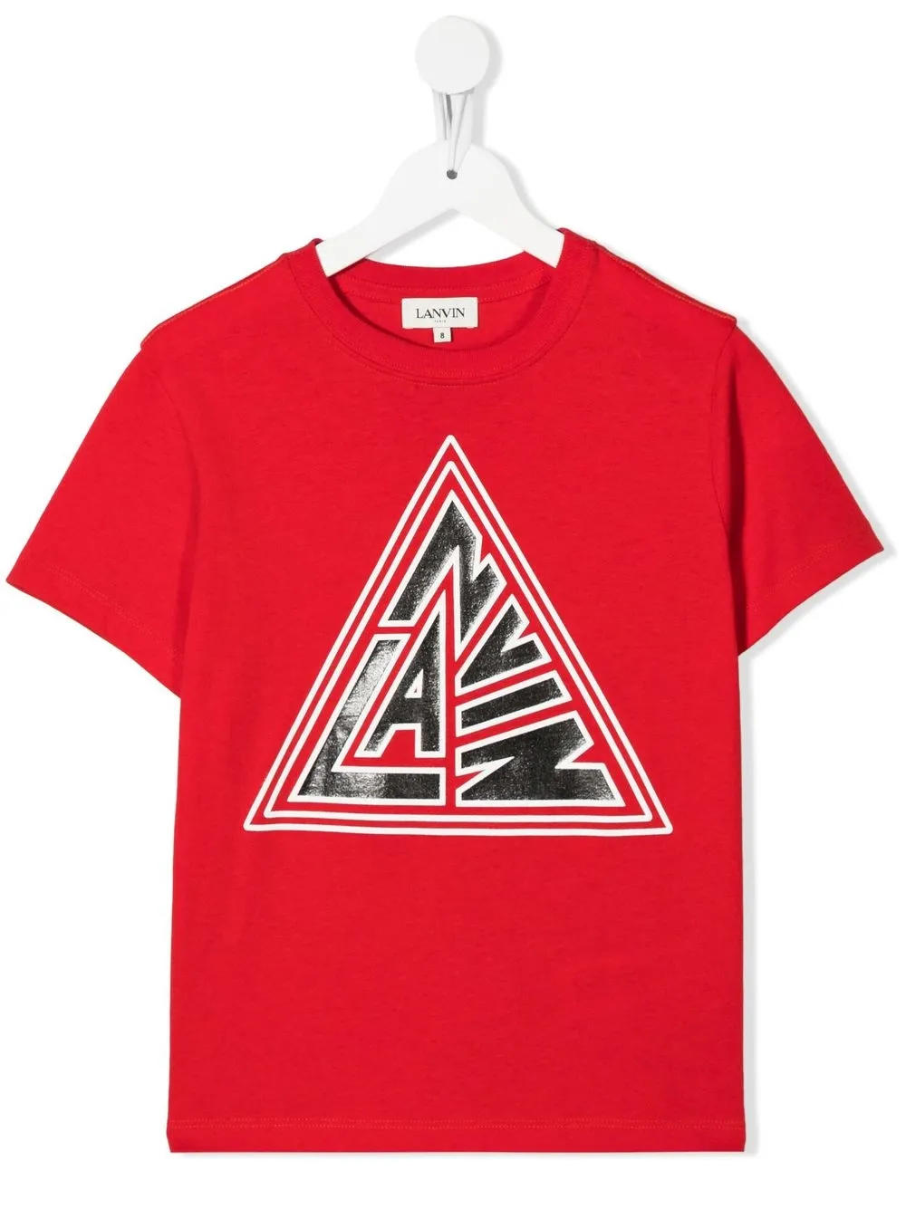 

Lanvin Enfant logo-print detail T-shirt - Red