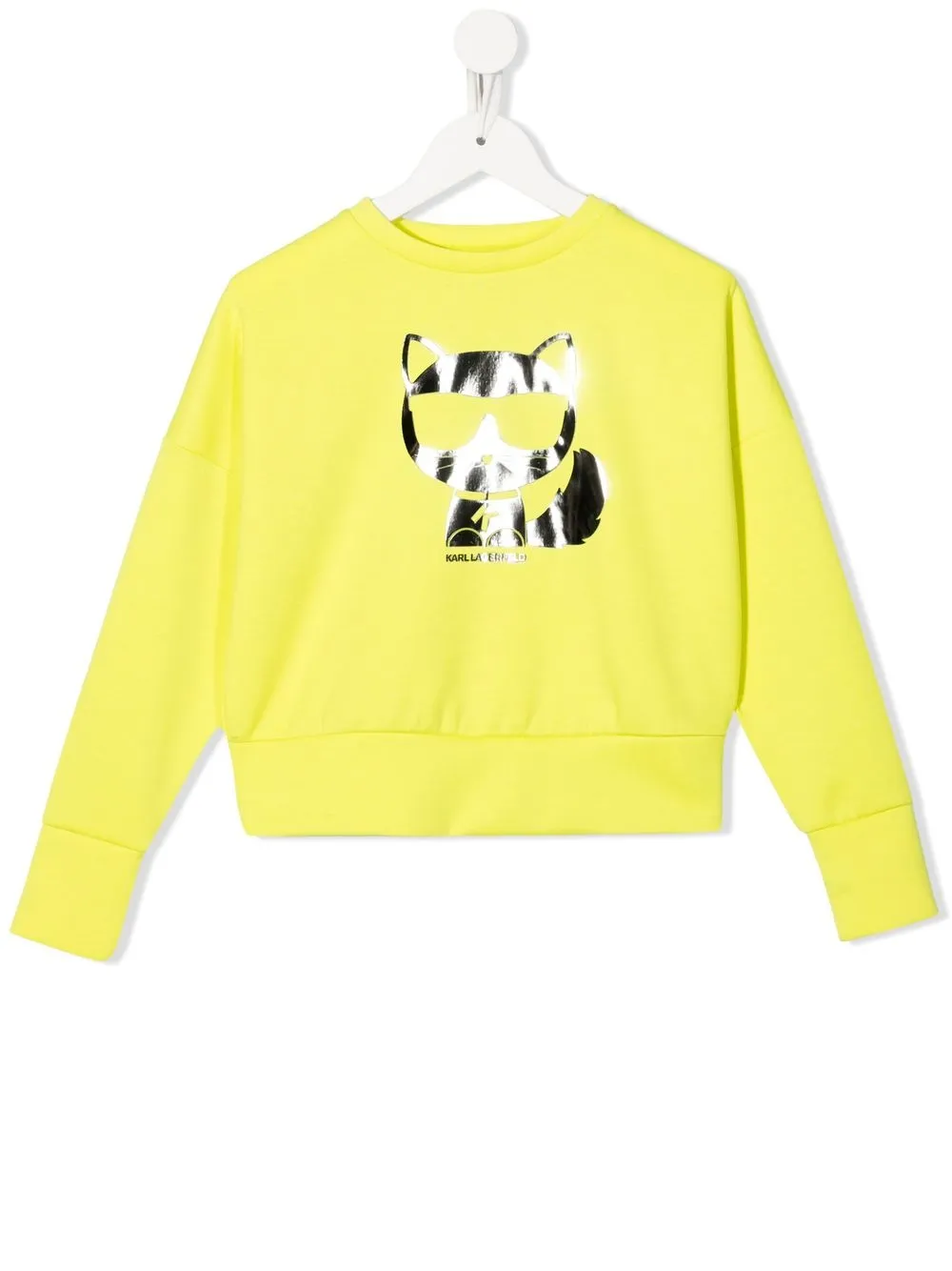 

Karl Lagerfeld Kids sudadera con logo estampado - Verde