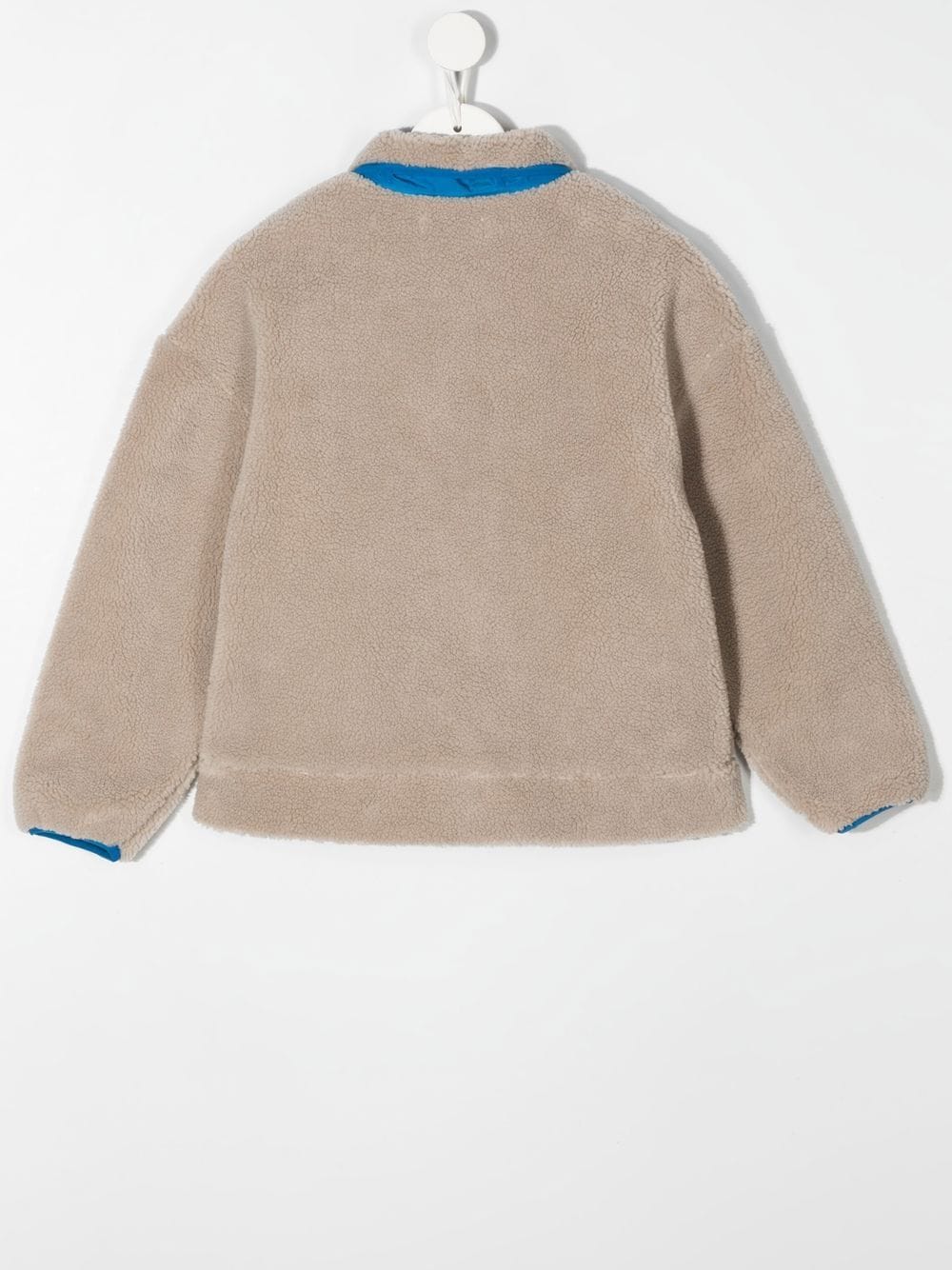 Image 2 of Dkny Kids faux-shearling panelled bomber jacket