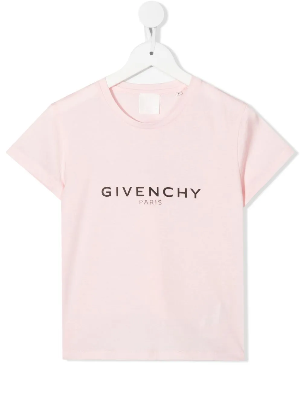 

Givenchy Kids playera con logo estampado - Rosado