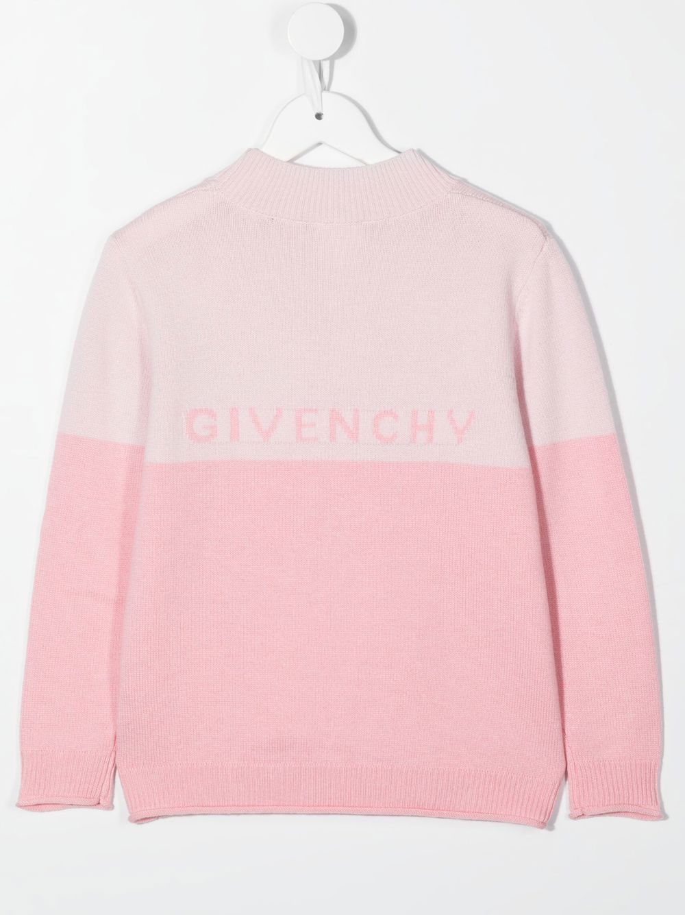 Givenchy Kids Trui met logo jacquard - Roze