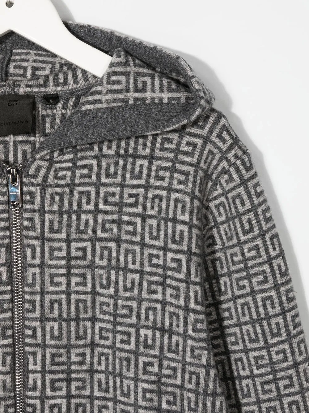  Givenchy Kids 4g Cardigan Mit Kapuze   Grau 