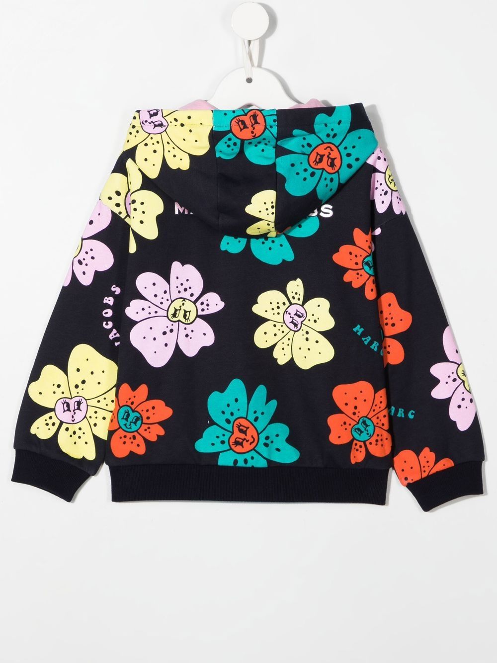 Marc Jacobs Kids Hoodie met bloemenprint - Blauw