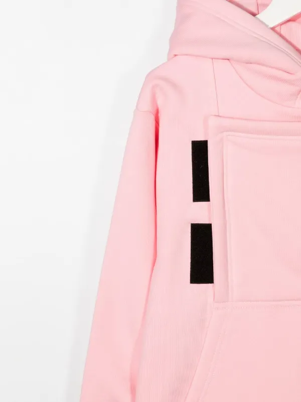 Givenchy Kids Long Sleeve Hoodie Dress | Pink | FARFETCH