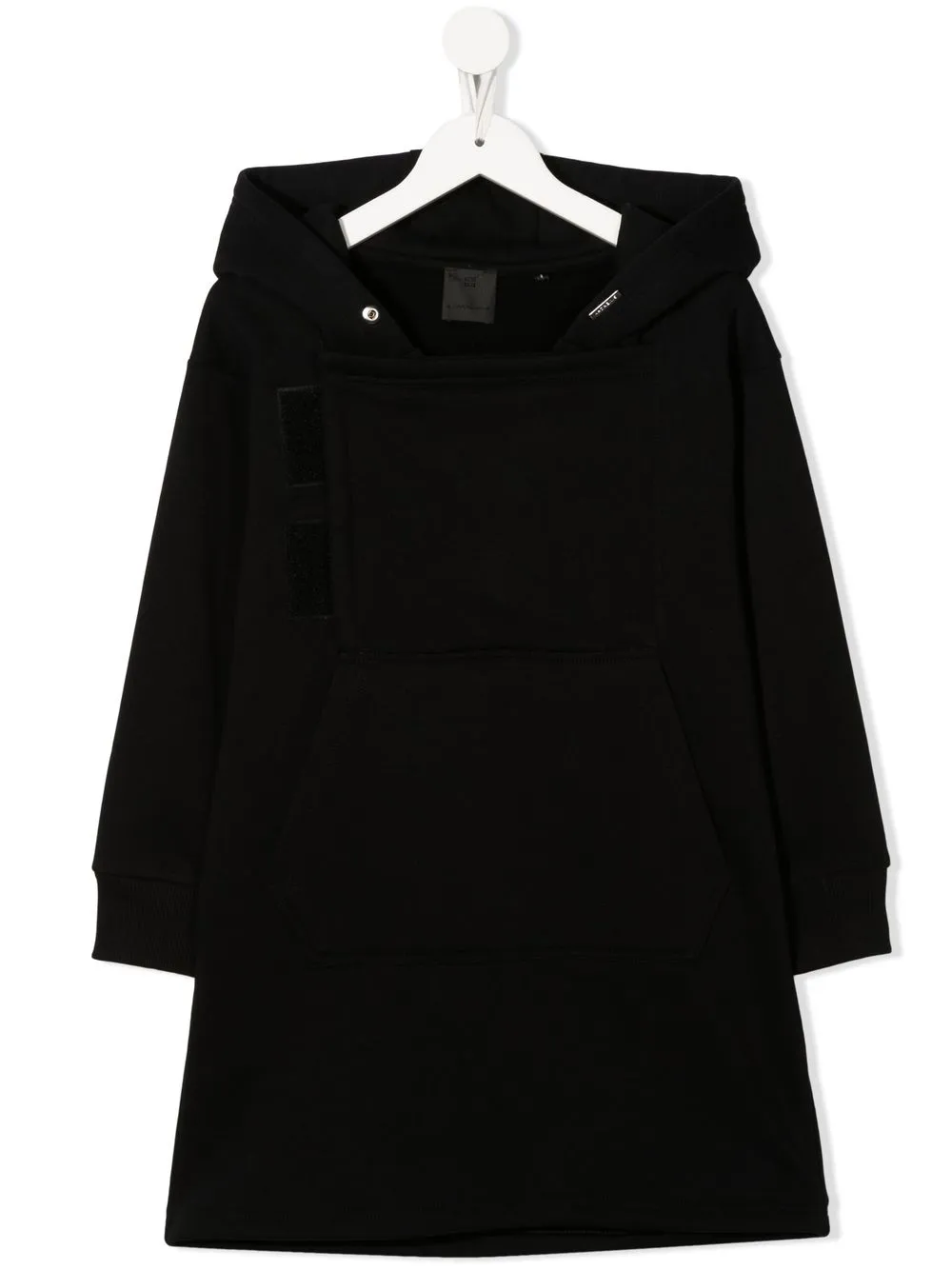 

Givenchy Kids vestido estilo sudadera con logo - Negro