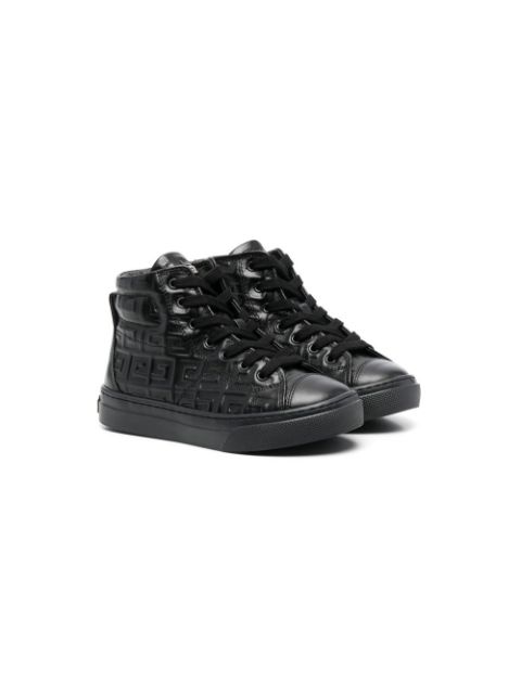 Givenchy Kids debossed-logo high-top sneakers 