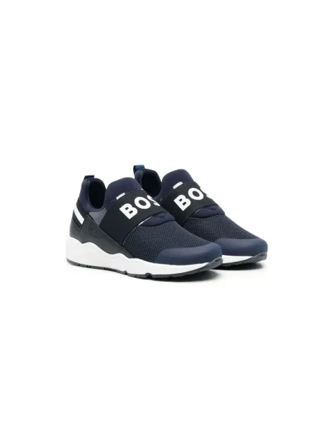 BOSS Kidswear кроссовки с логотипом 