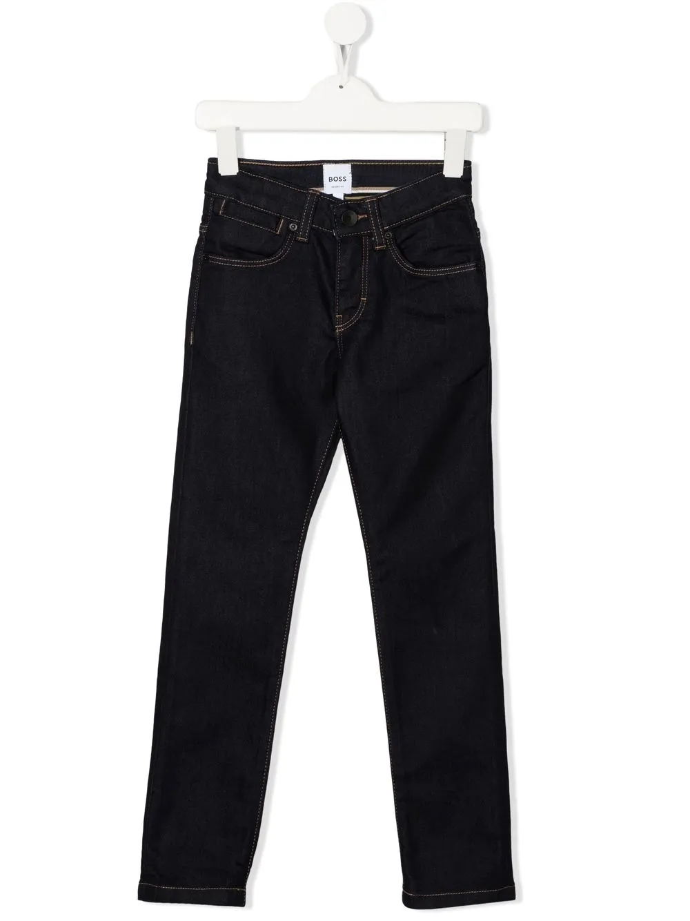 

BOSS Kidswear mid-rise straight-leg jeans - Blue