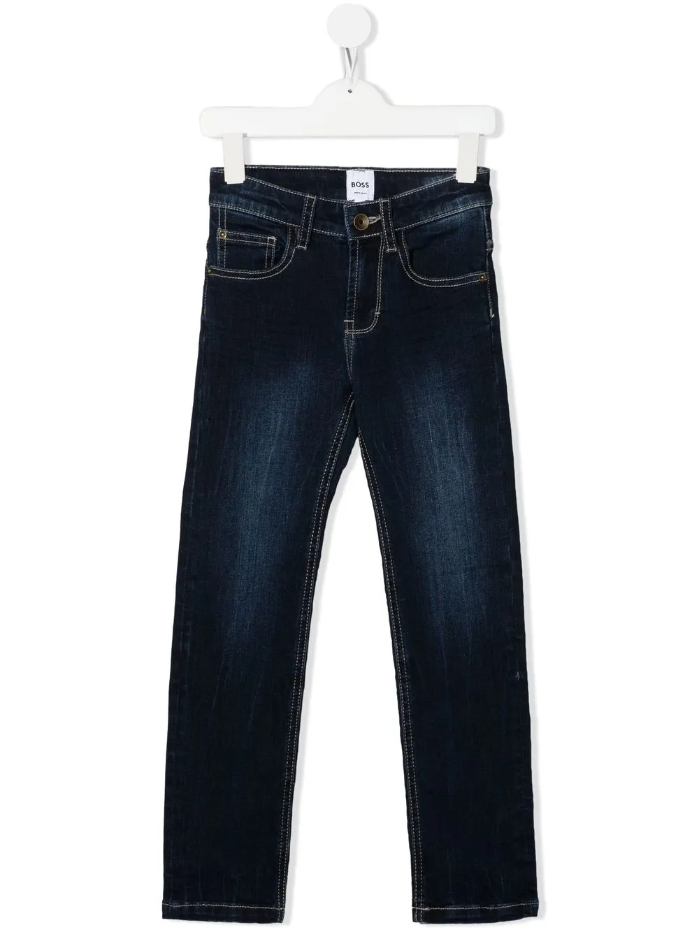 

BOSS Kidswear jeans rectos - Azul