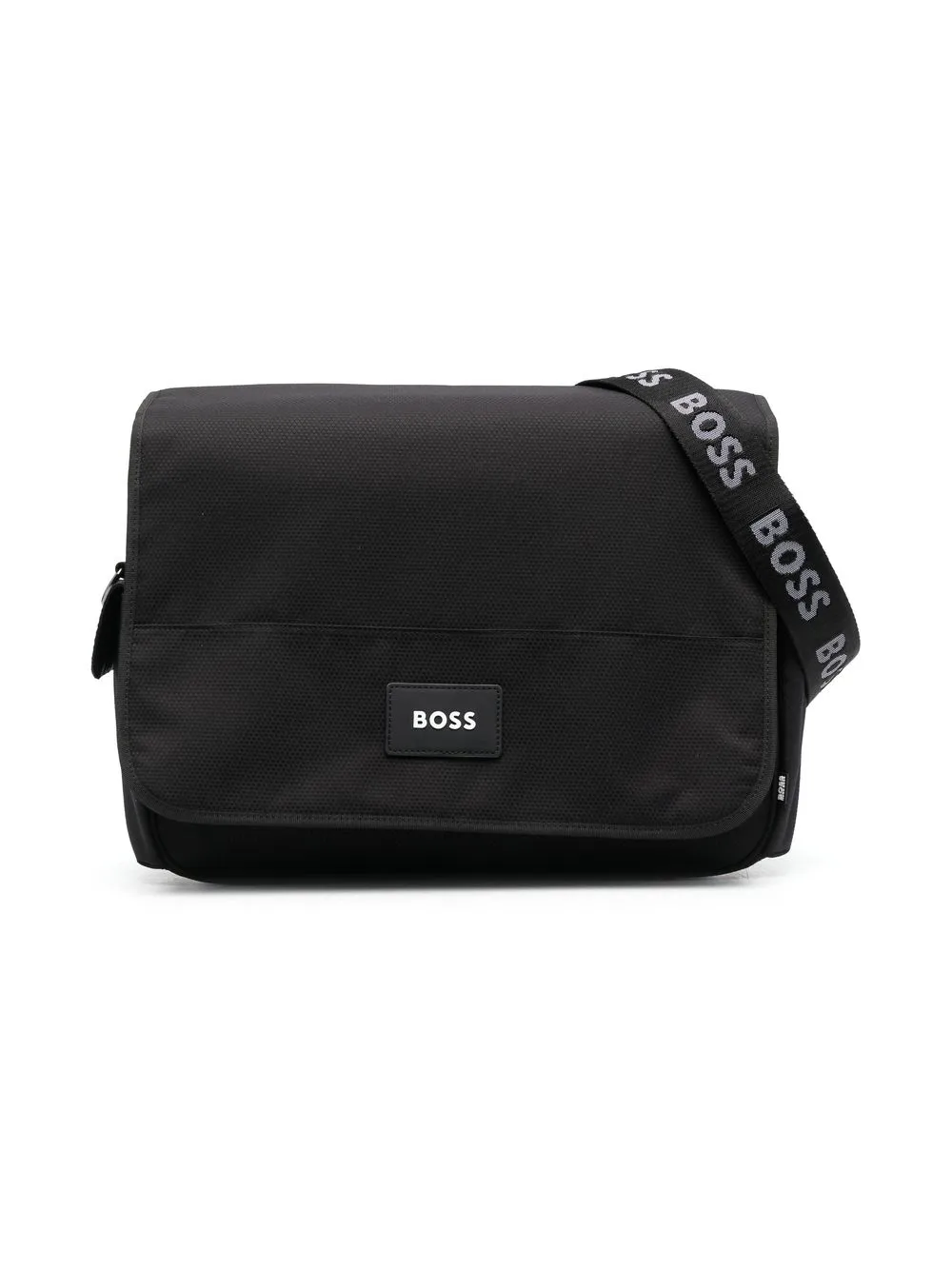 

BOSS Kidswear logo-patch changing bag - BLACK