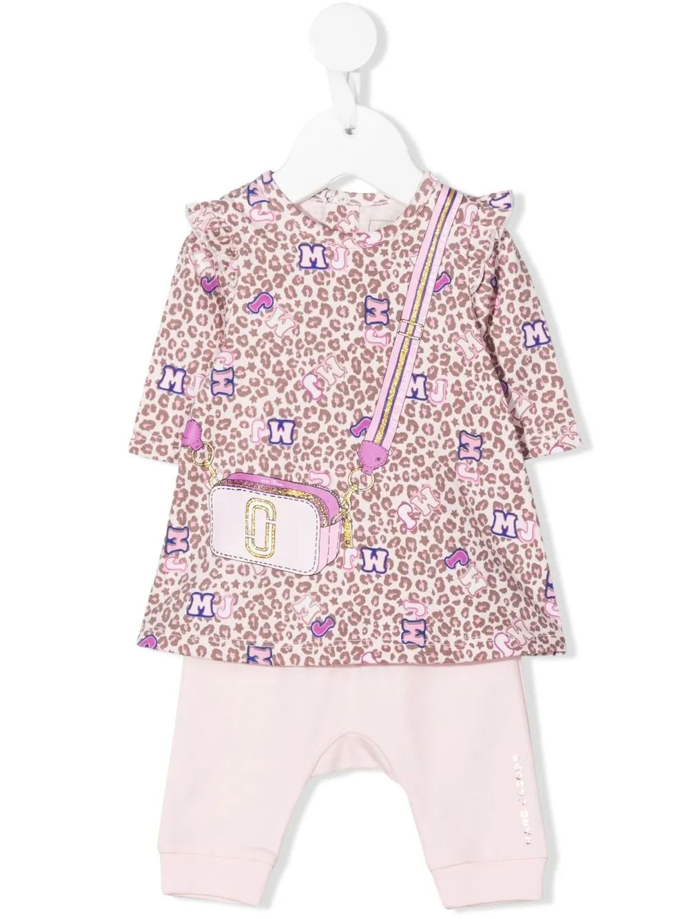 

Marc Jacobs Kids set de dos piezas con animal print - Rosado